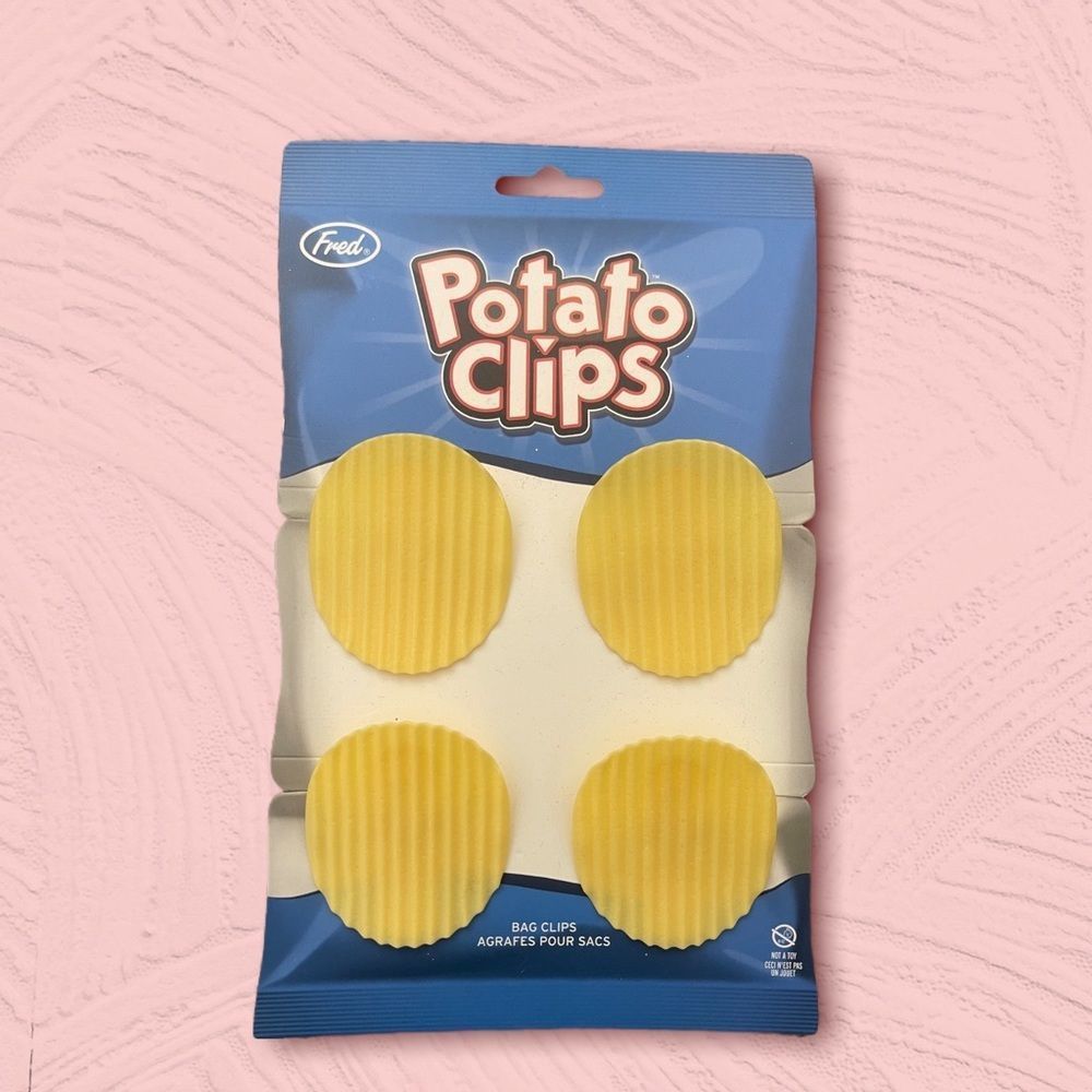 𝅺POTATO chip clips set of 4